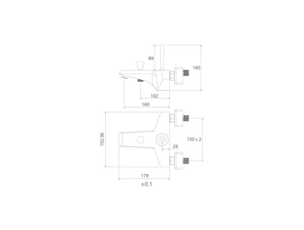 شیر حمام شودر مدل تیفانی - Image 5